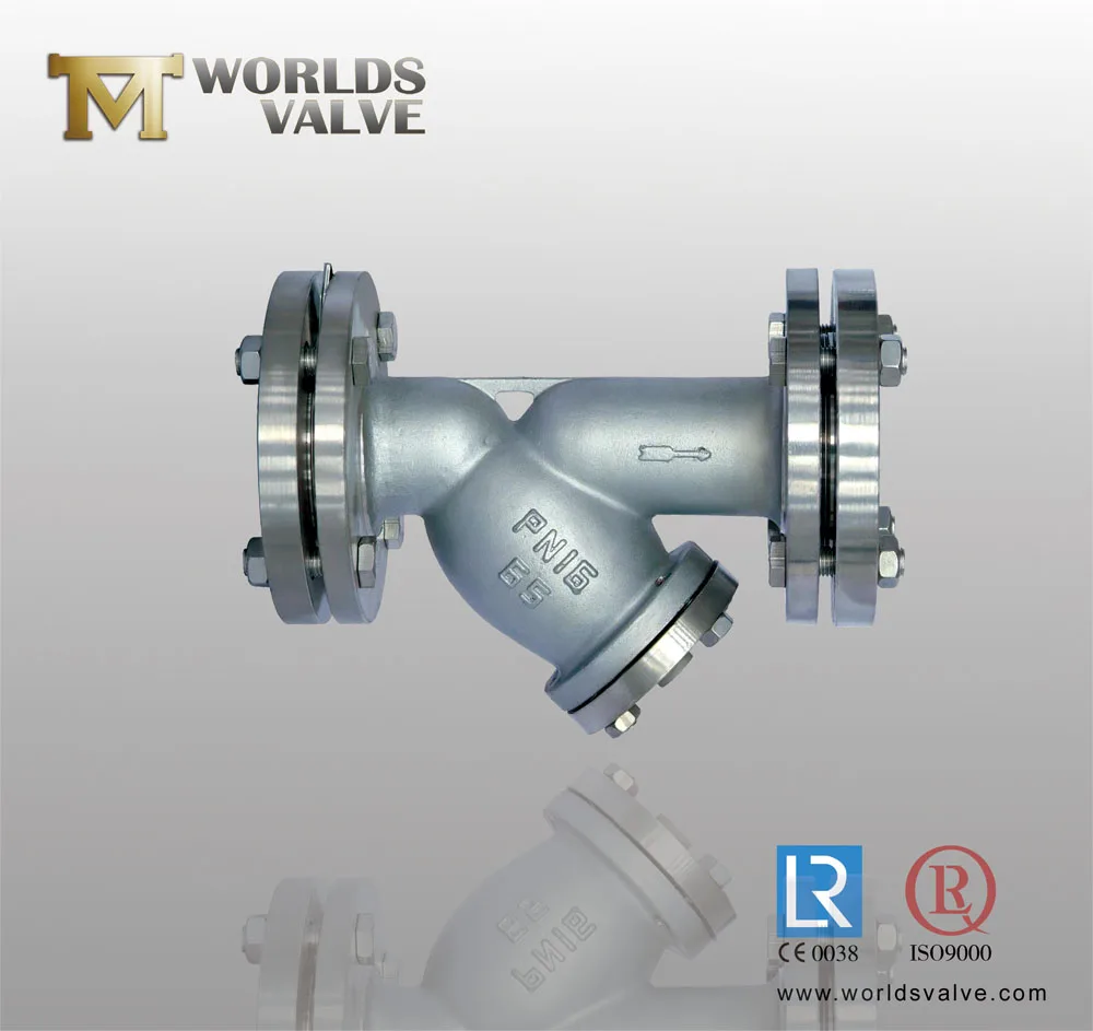 Cast Iron Flanged Y Strainer/industrial y-type water filter