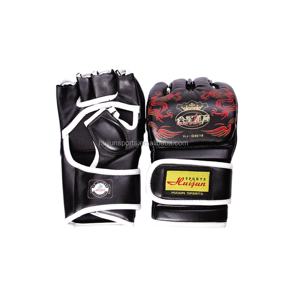 HJ-G85116 High quality HUIJUN Boxing Equipment Guantes de Boxeo MMA Boxing sanda hand gloves for training punching combat glove