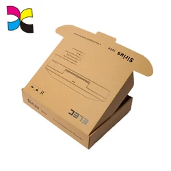 Wholesale cheap customised logo full color print fruit kraft paper corrugated packaging boxes cake box