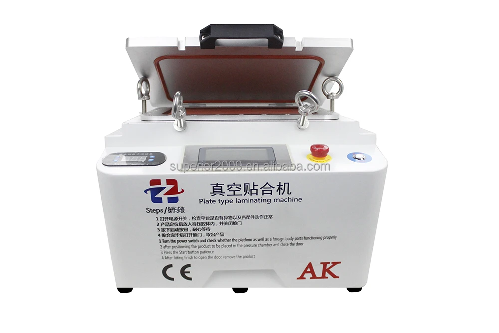 
LCD Vacuum OCA Lamination Machine AK All in one Bubble Remover Machine for Max 12inch Screen lcd repair disassemble machine set 