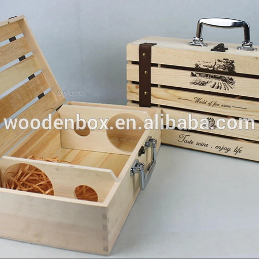 Wholesale wooden customized wine box with best price