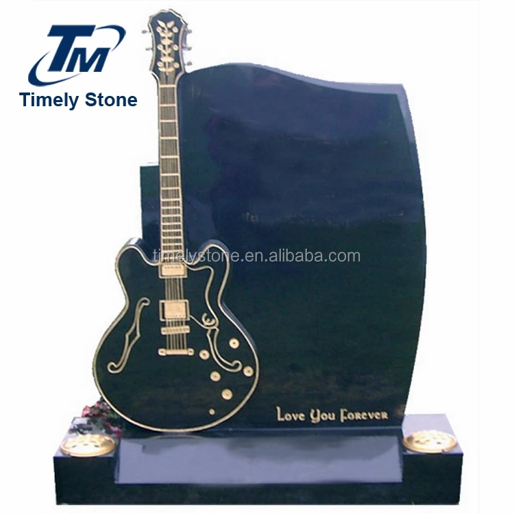 
New design granite guitar headstones/monuments 