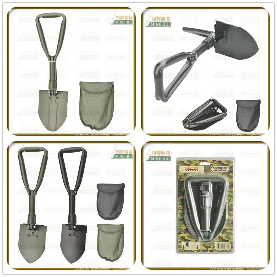 
camping folding shovel set 