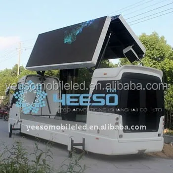 Мобильный автомобиль со светодиодным дисплеем, наружный Мобильный Рекламный автомобиль