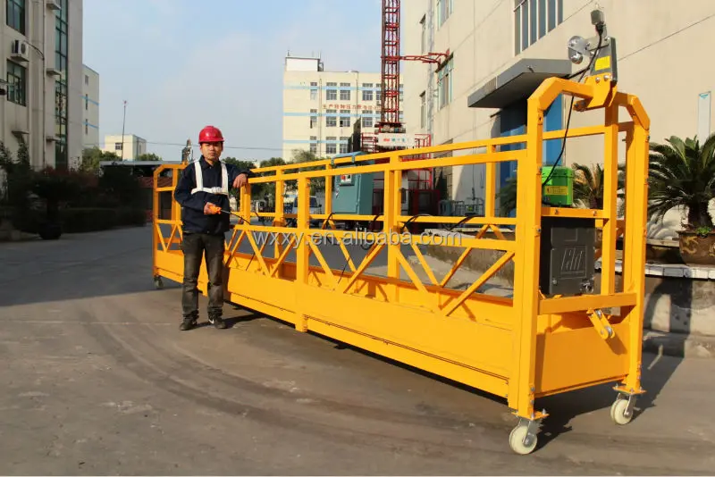 ZLP630 Electric hot-dip galvanized suspended lifting platform for building facade cleaning with CE Approved
