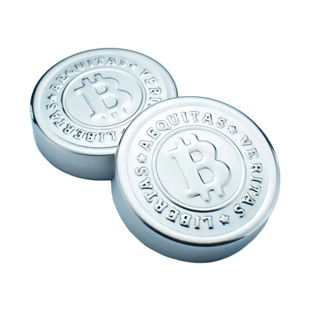 Euro America USA Dollar China RMB Coin EnglandPound Shape stainless steel Ice Cube Wine Chilling Stone