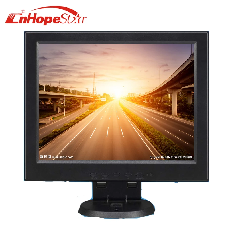 12 дюймов Площади Экрана Цвет CCTV Монитор 800*600