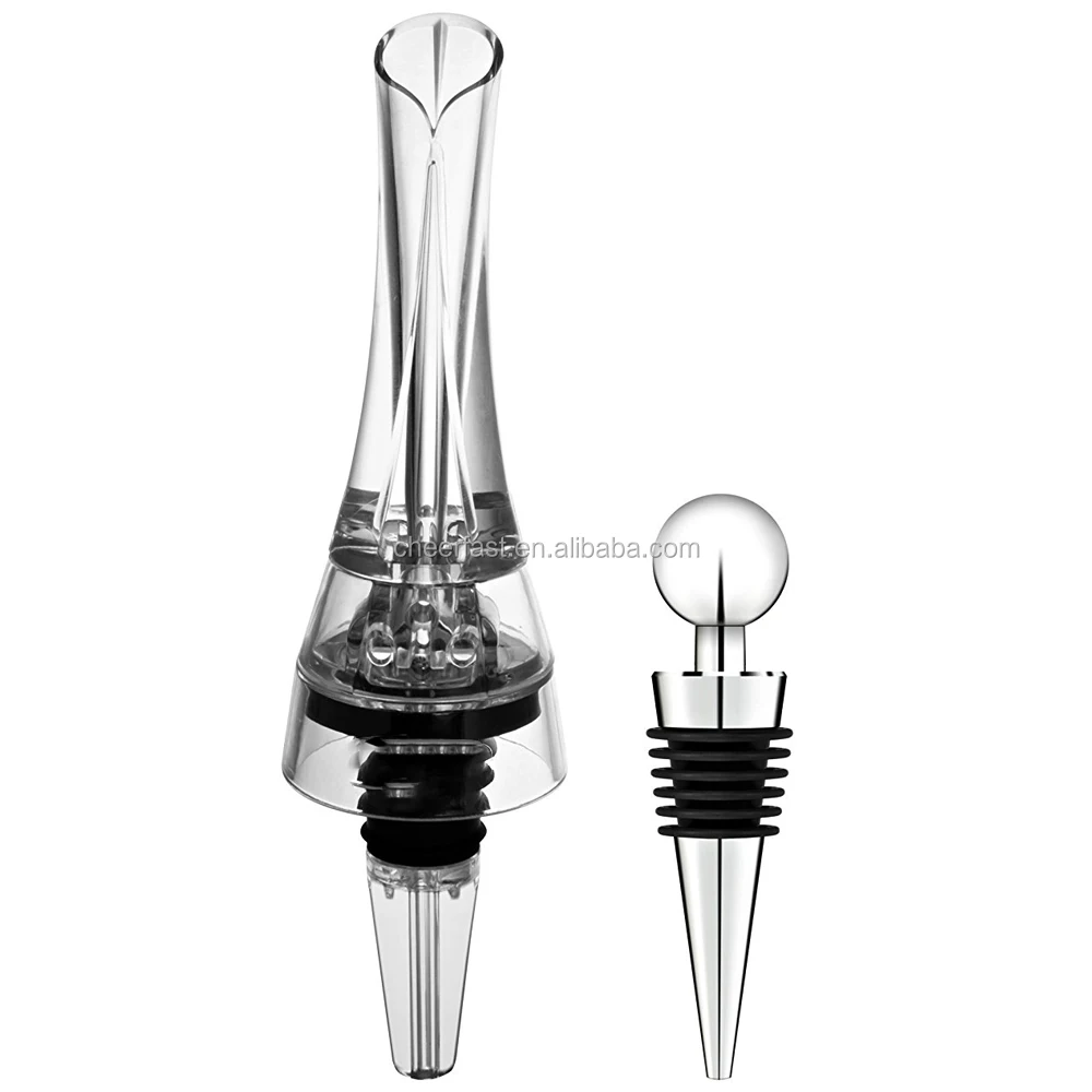 Manufacturer wholesale wine bottle stopper aerator gift set