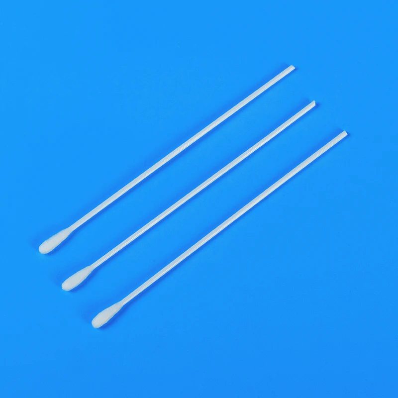 CE certified factory disposable plastic stick dacron swab with amies transport medium