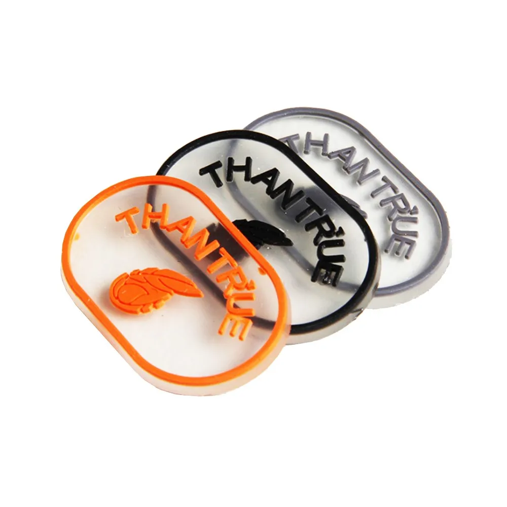 Factory directly custom silicone label branding logo rubber pvc patch 3d for clothing