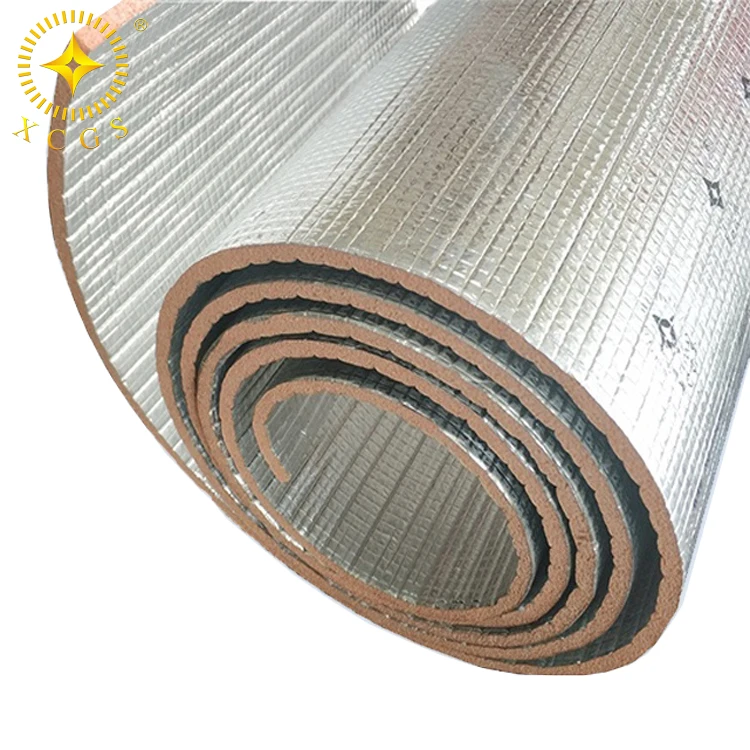 Reinforce Resistance Aluminized Foil Backed EPE Foam Double Sided Foil Insulation Thermal Isolation Material