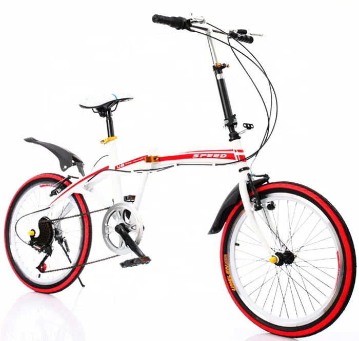 Factory direct supply 18 inch mini cooper folding bike with colorful tire