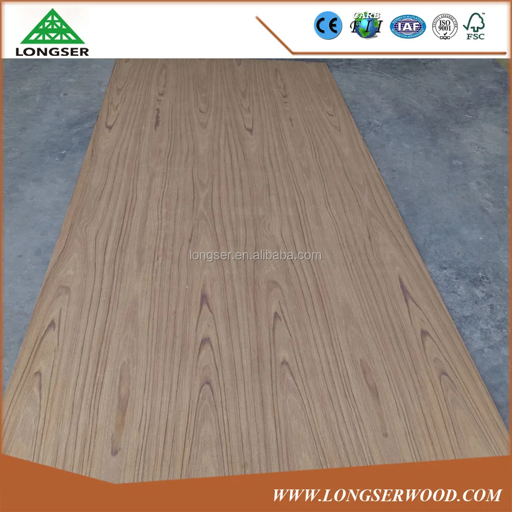 2.5mm Recon Flower Teak Veneer Plywood to Iraq