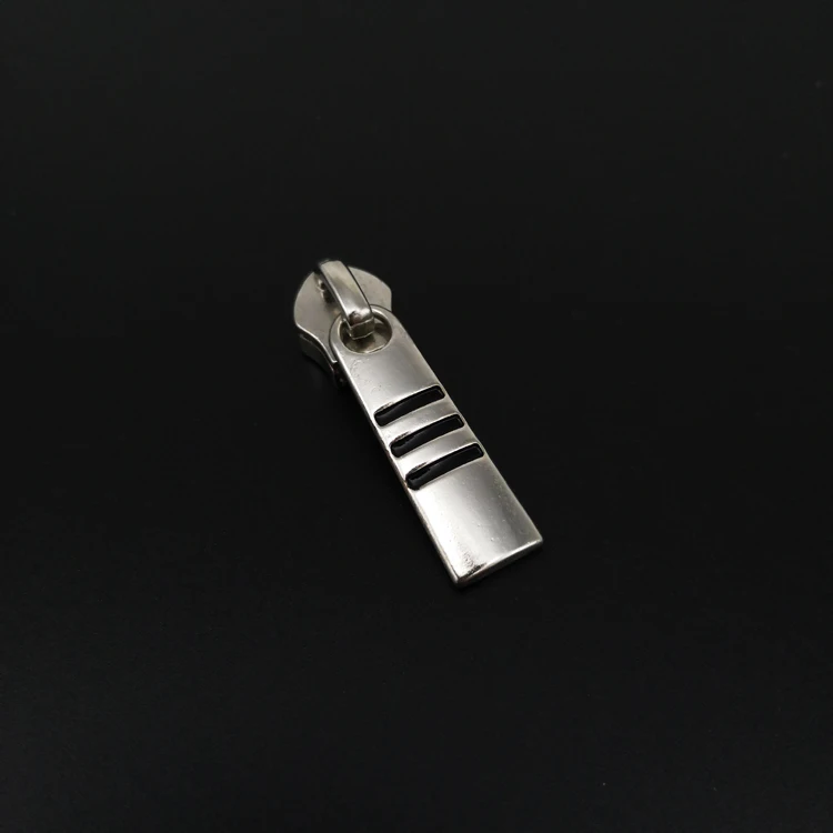 
New design Metal Zipper Ends Head zip Sliders Puller With customized logo For Nickel-Free 