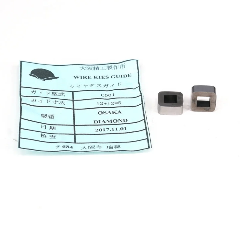 Charmilles Power Feed Contact C001 12*12*5T Tungsten Carbide Original Code 100432997 for Charmilles Low Speed Machine