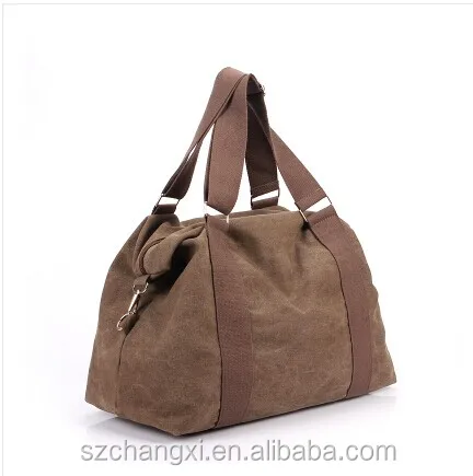 
100% cotton canvas travel bag camping hiking bag 