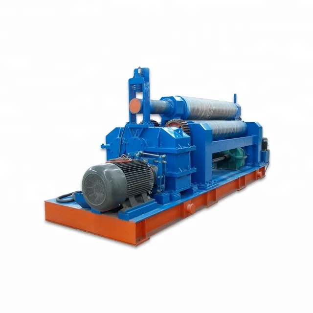 W11-36*4000 3-Roller Sheet Metal Plate Steel Drum Rolling Bender Bending Machine