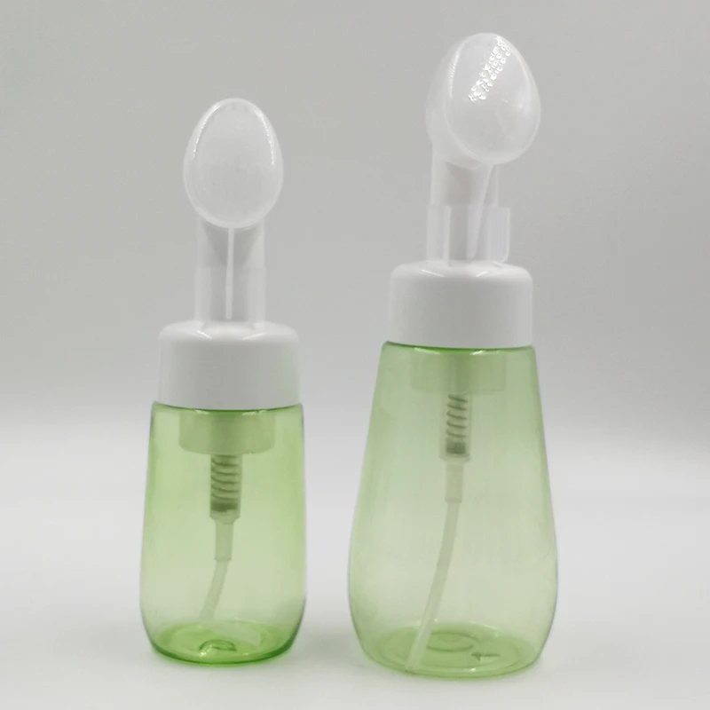 Пластиковый Пенообразователь для ПЭТ с помпой мытья 150 мл массажной щеткой