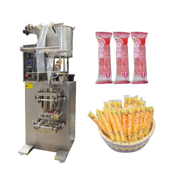 JB-330Y Automatic Liquid Ice Lolly Pure Water Juice Jelly Stick  Milk Pouch Packing machine