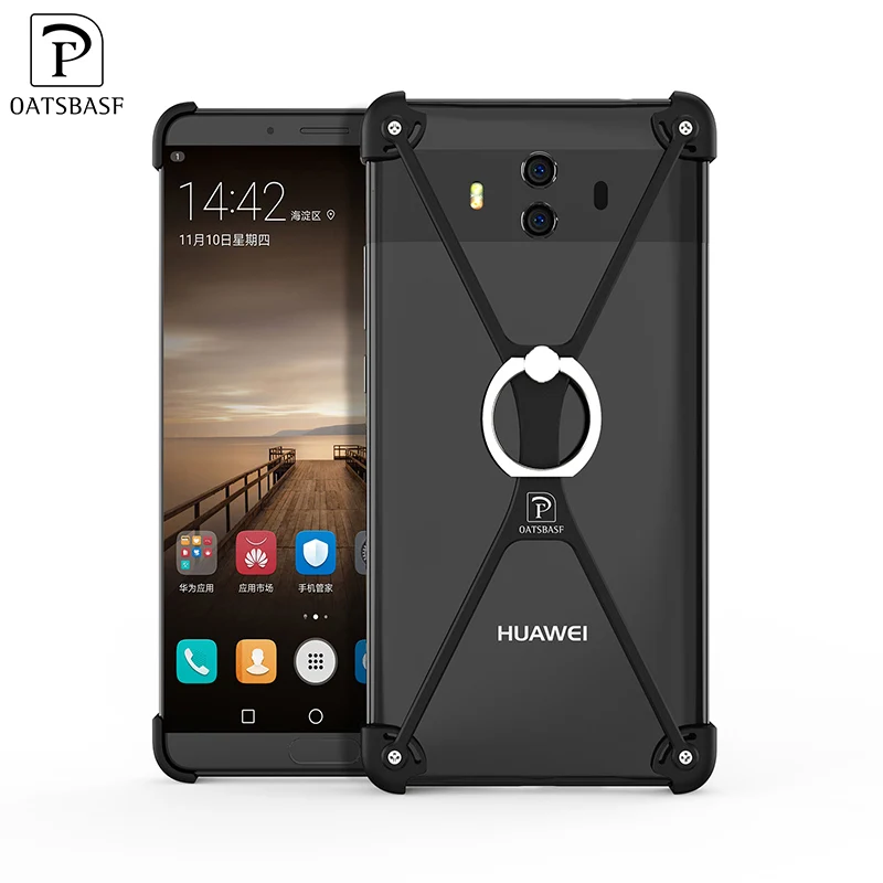 Промо-черный логотип с держателем смартфон заднюю крышку мобильного телефона чехол для Huawei Mate10