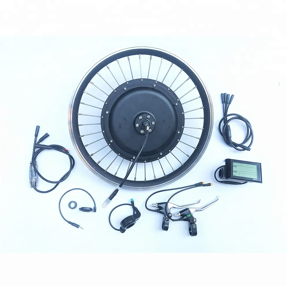 controller built in motor electric rear wheel bike conversion kit