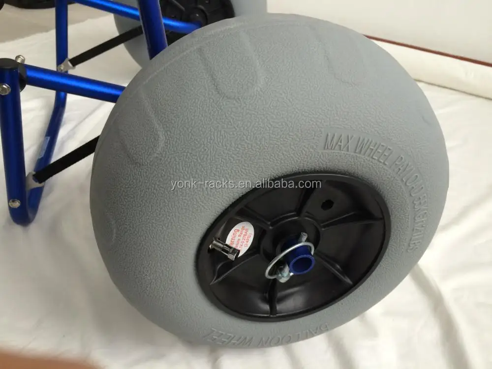 NINGBO YONK aluminum kayak trailer beach trolley cart with balloon tires