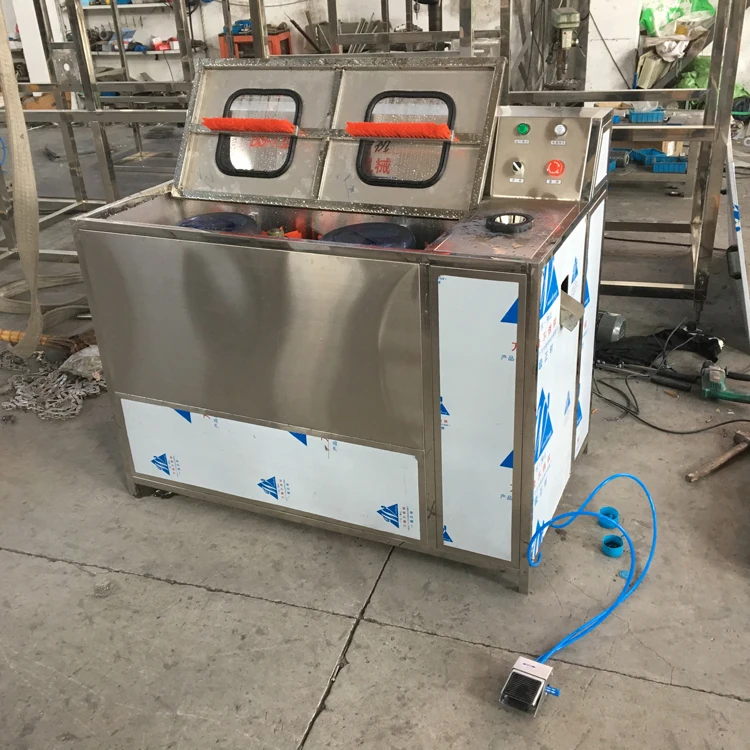 High Quality Semiautomatic 5 Gallon Bottle External Brush Washing Machine