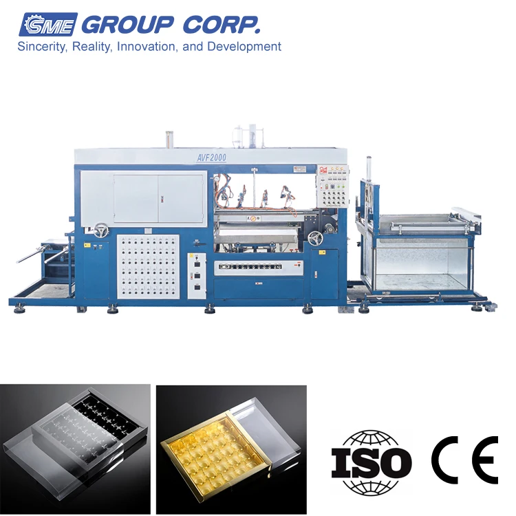 Полностью автоматическая машина для производства Пластика формования гофрированного листа в блистерной упаковке подкладка поднос плодоовощ упаковывая делая машину