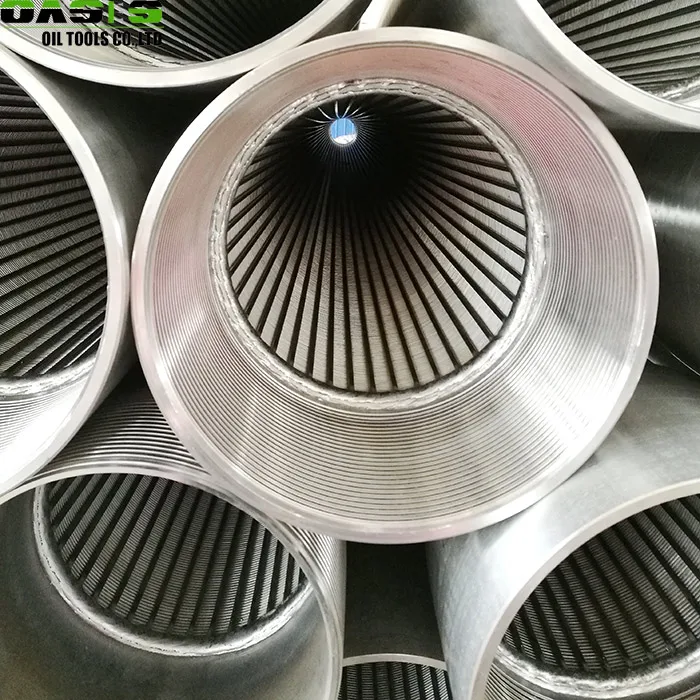 China high quality continuous slot wedge wire pvc johnson screens manufacturers