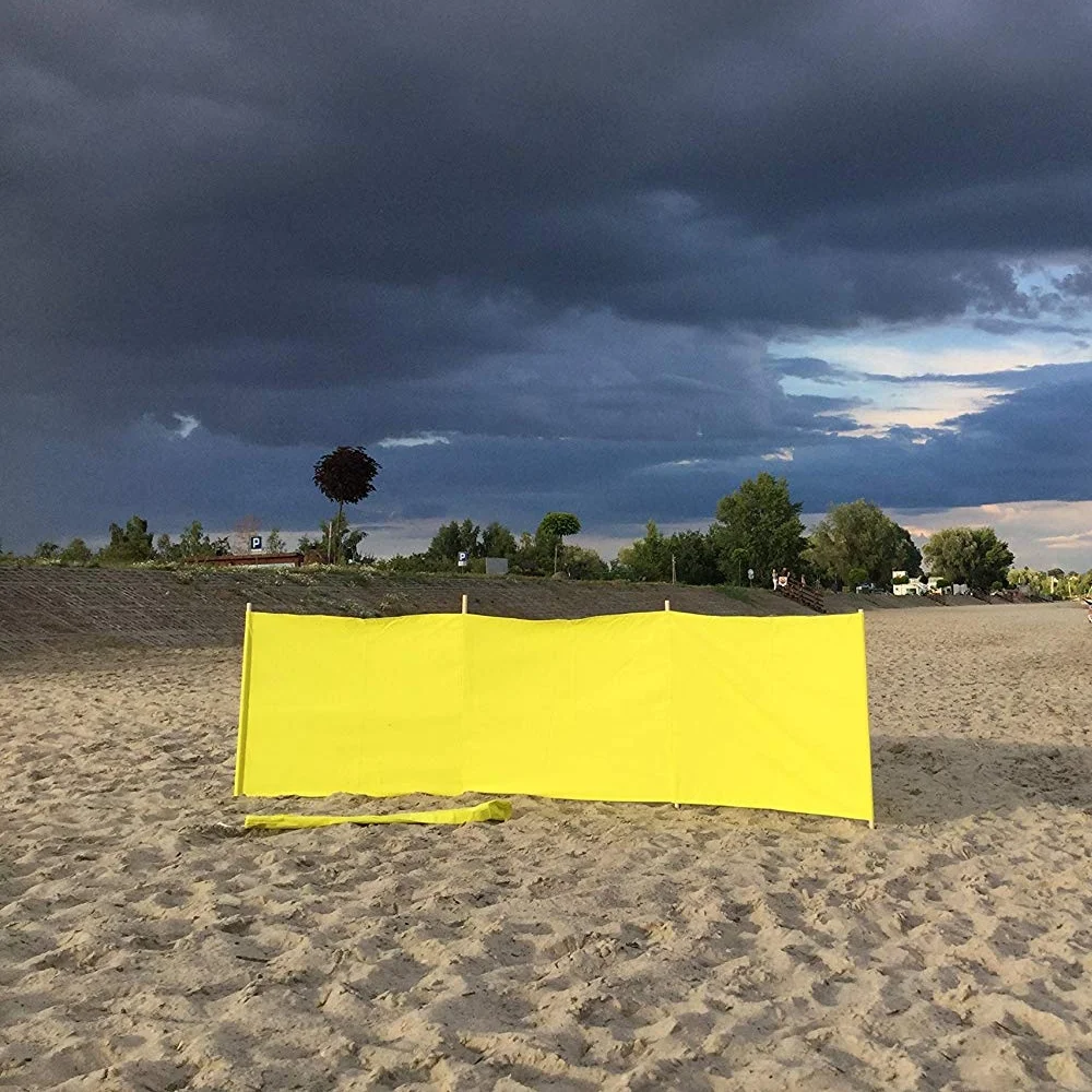 wholesale hot beach sun shade folding sunning windscreen with free carry bag