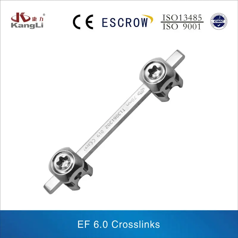 EF 6,0 CrossLink имплантат кости при переломе позвоночника, ортопедические инструменты из Китая, Сучжоу