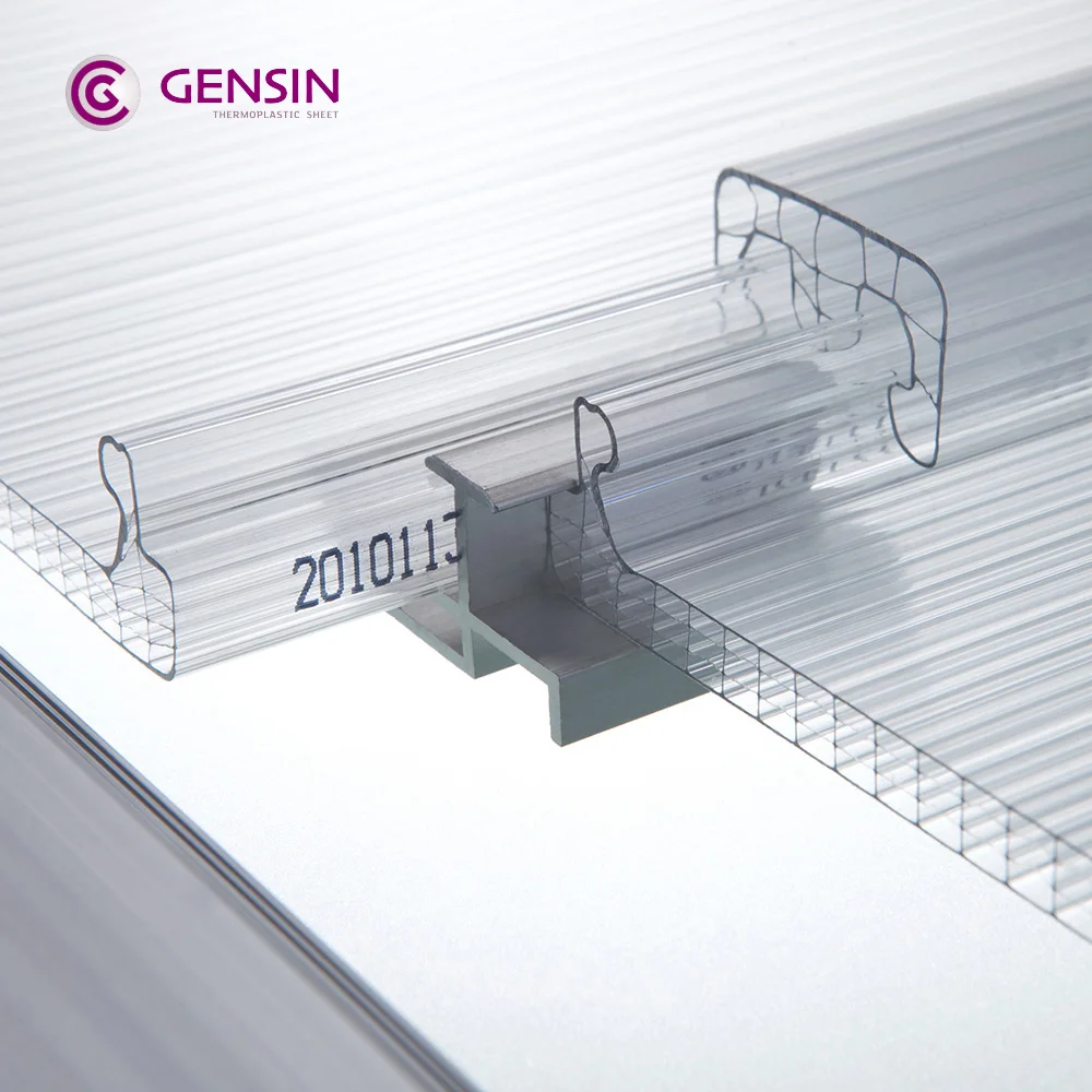 4-стены прямоугольник u-образный замок Поликарбонат полый лист/6/8/10 мм