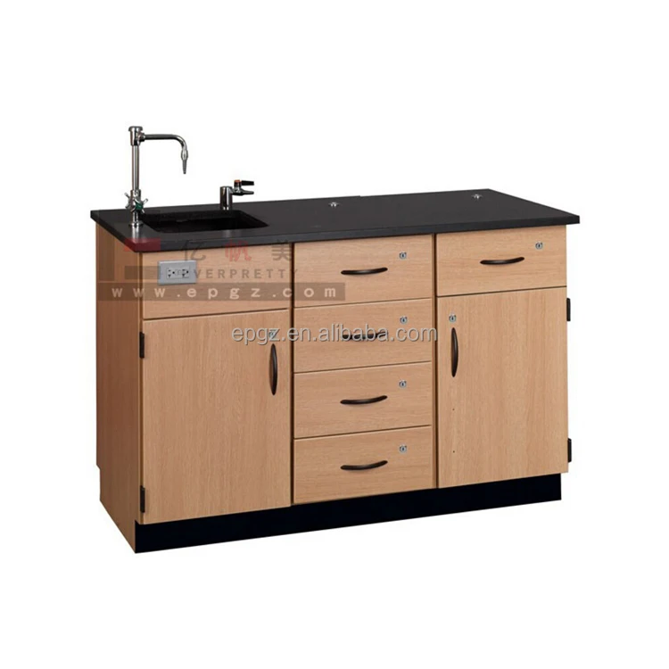New School Chemistry Laboratory Apparatus Equipment Laboratory Table with Chemical Resistant Sink