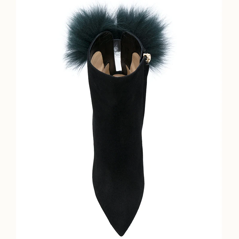 elegant girls ladies grazioso women short fur boots