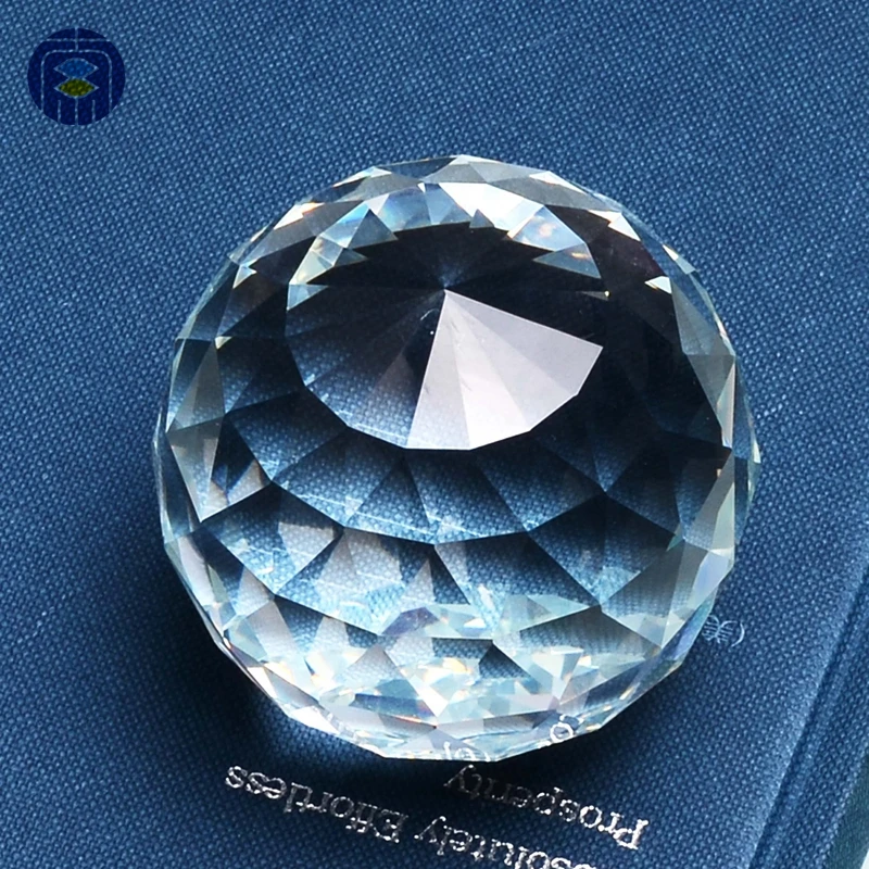 High Quality Faceted Crystal Balls With Hole