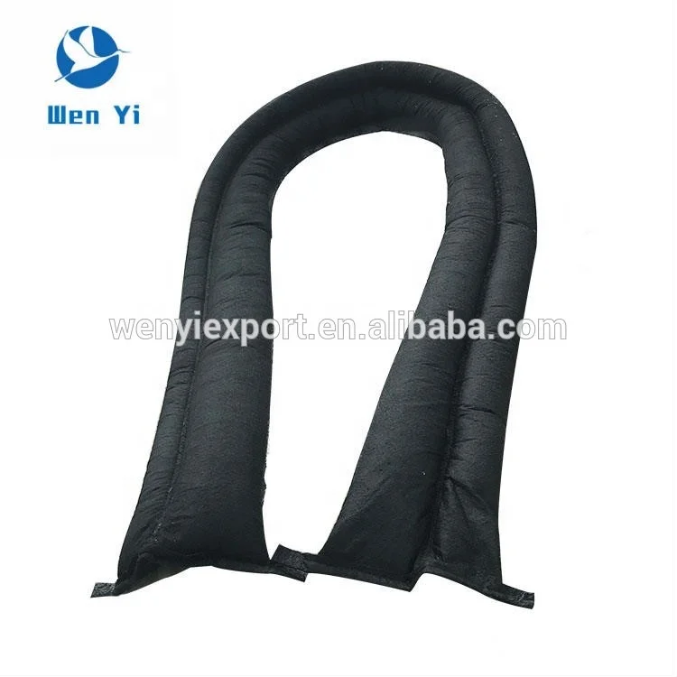 Quick expandable safety water activated barrier dam