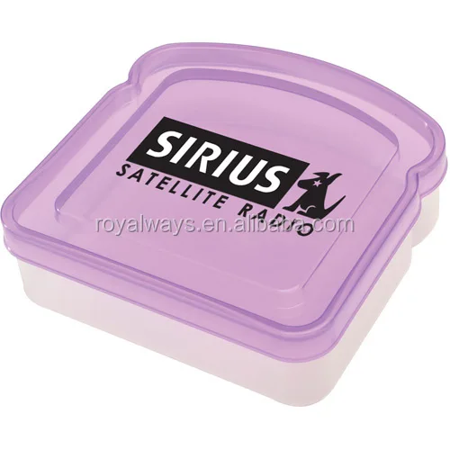 BPA free food safe plastic PP sandwich keeper, plastic bread box