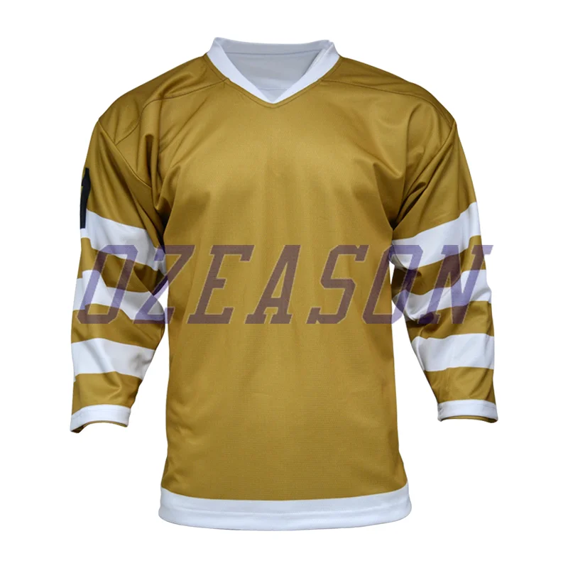 China Manufacturer Customized Men Sublimation Ice Hockey Uniform Cheap Blank Hockey Jersey