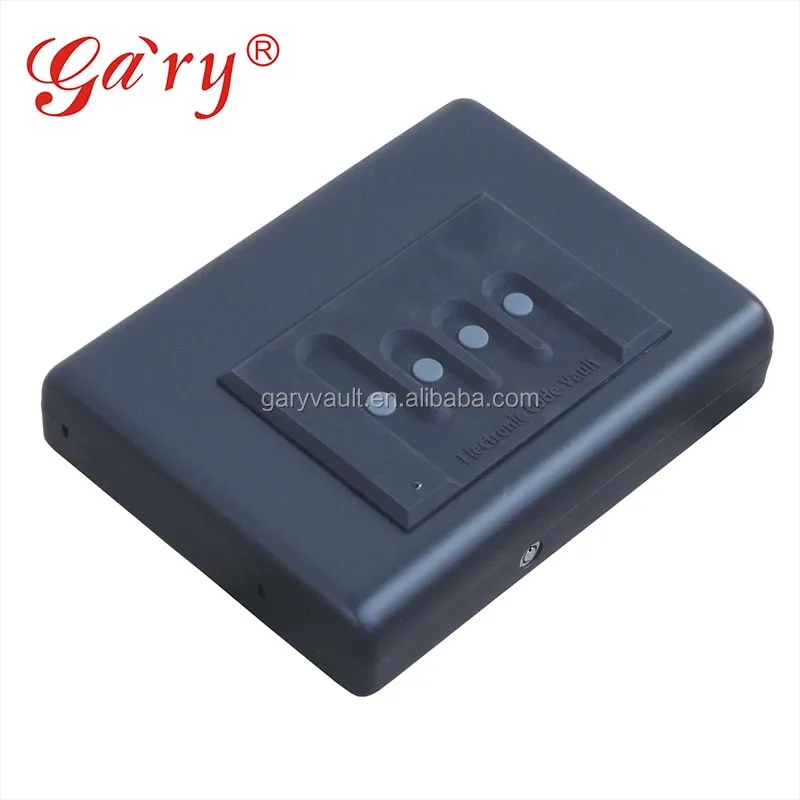 Оптовая продажа-MD500 4 пуговицы электронный цифровой код пистолет железный стальной Сейф