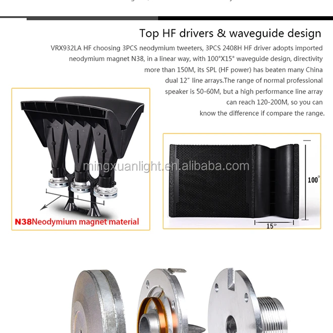 Vrx932la Professional Passive Stage Equipment Line Array Speaker Box