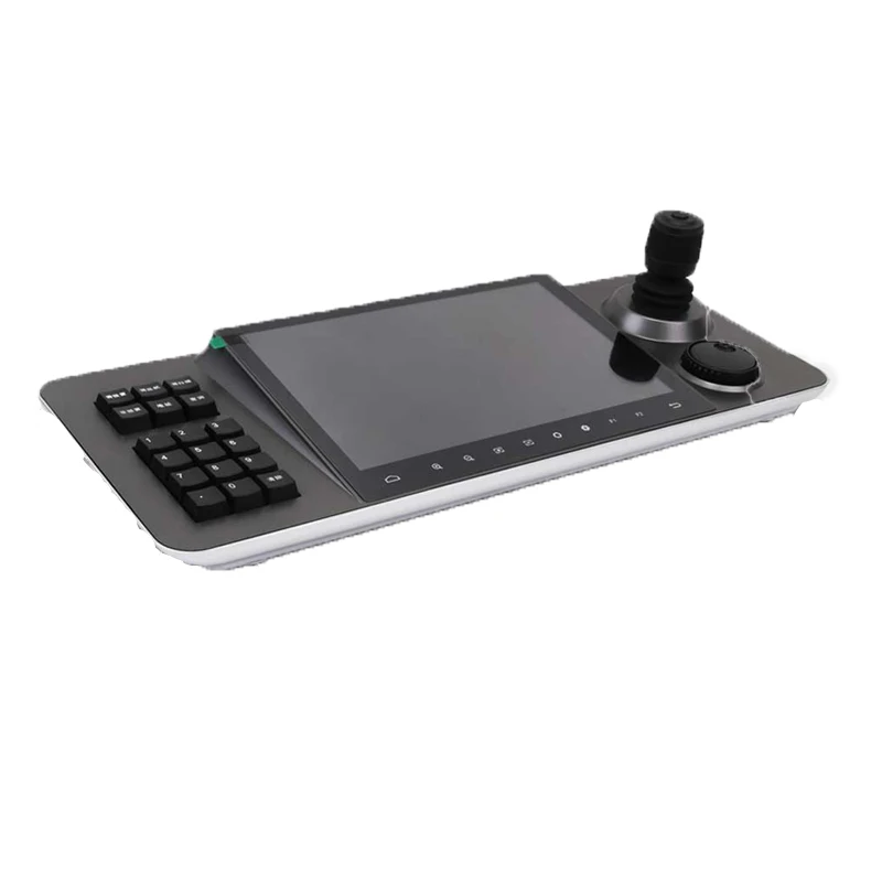 10.1Inch IPS Touch Screen 4D Joystick 4K Camera Android 6.0 System IP PTZ Security Camera UI Design  Control Keyboard
