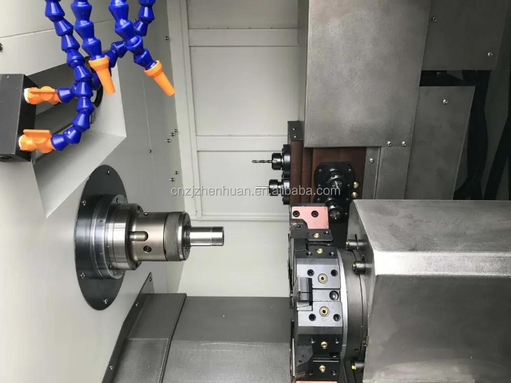 Turning Lathe FL400 Linear Motion Guide Way Cnc Mini Metal Flat Bed Lathe Automatic Horizontal Medium Duty with Live Tooling 260