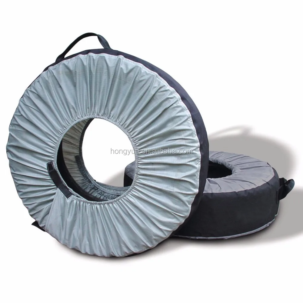 Quality New hot sale 4 pcs of one set for packing car tyre cover tire cover with pvc bag