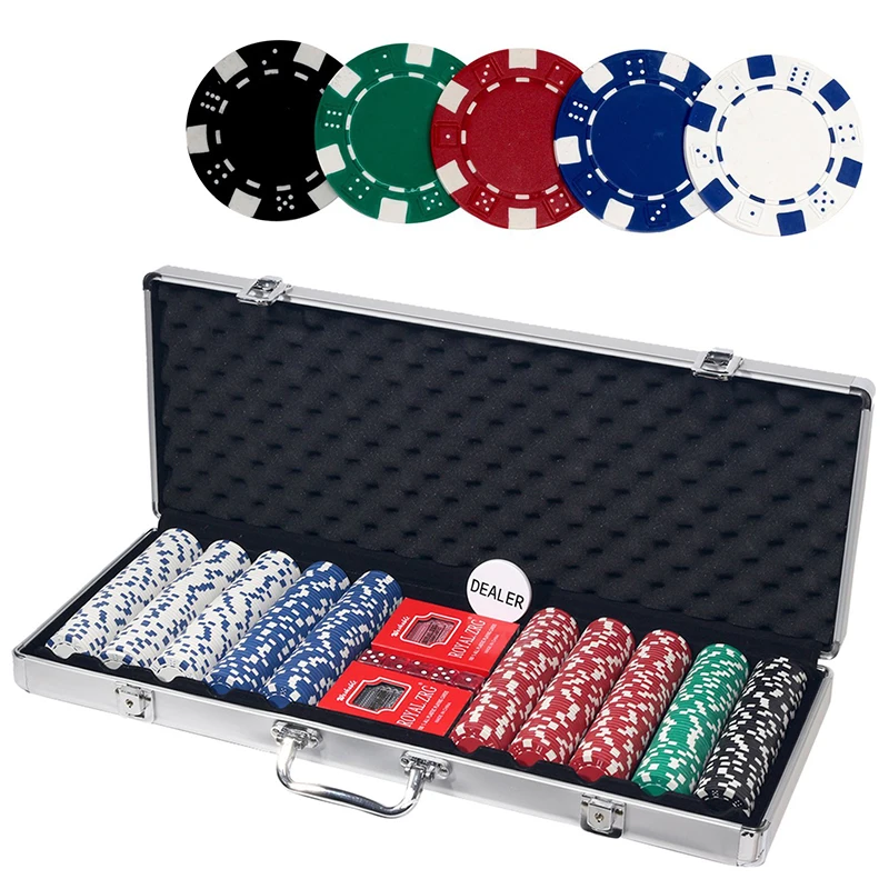 Casino Poker Set with Aluminum Case
