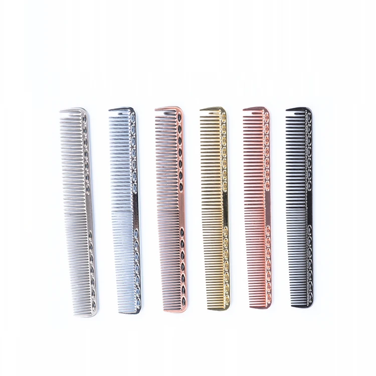 Hot sale  metal hair combs stainless steel hair comb metal comb men