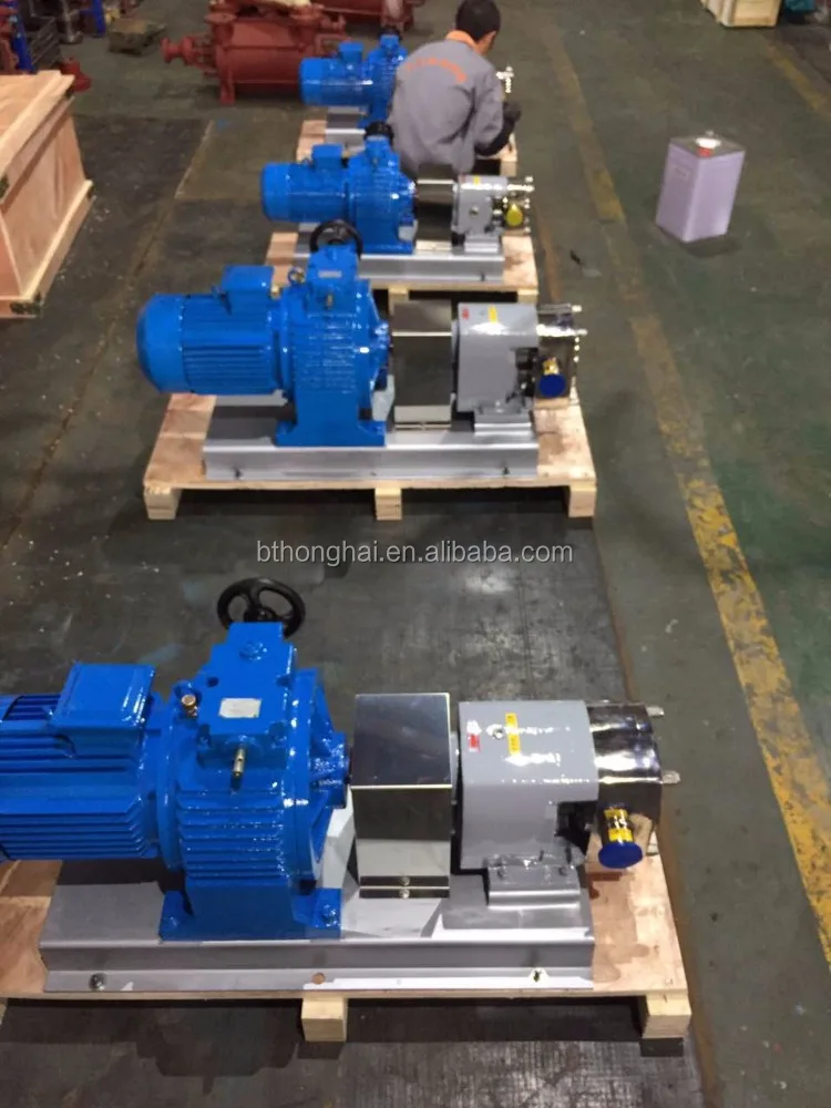 3RP stainless steel lobed rotor yogurt pumps