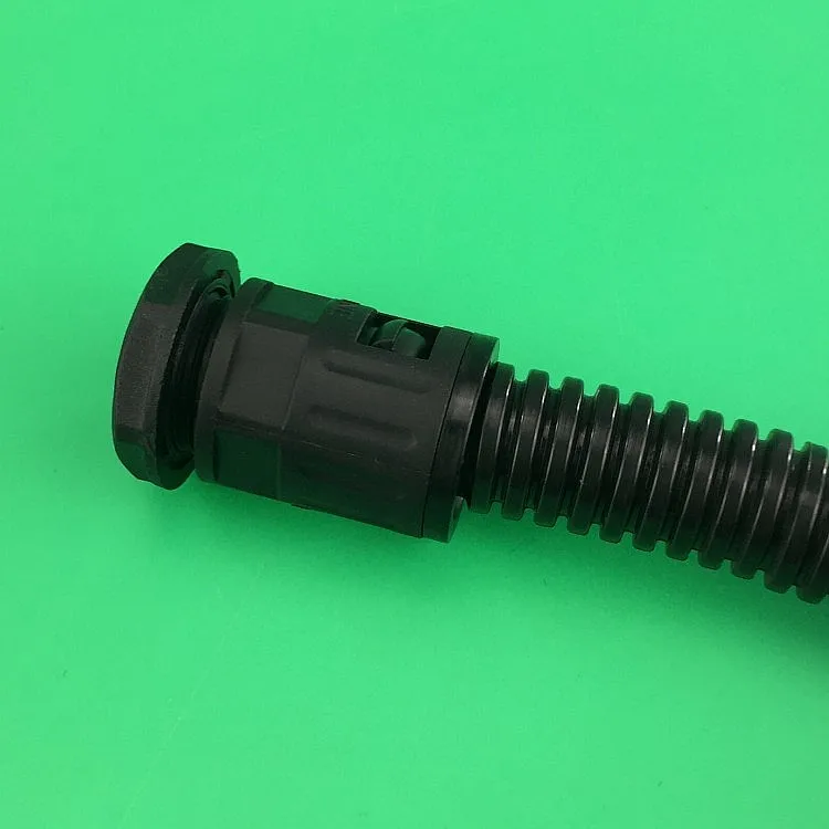 
OUORO AD13 PG9 M12 M16 M18 M20 Flexible Nylon Plastic Conduits Hose Connectors 