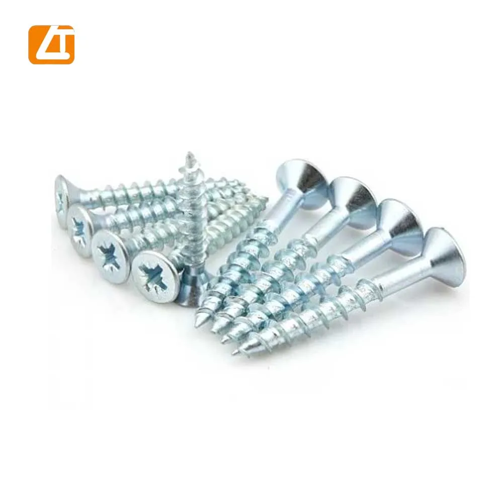 tornillo para melamina countersunk head single line tornillo de aglomerado