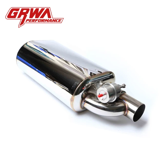 Exhaust muffler vacuum valve cutout with remote control