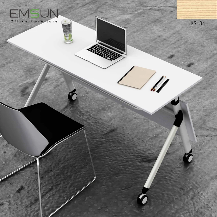 Modular Office Folding Training Table Foldable Conference Desk ZON-1 Meeting Table Design